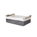 Desktop Storage Basket Storage Box Organization Basket Home Office Organizer - Grey