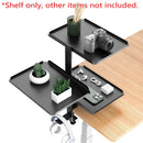 3 Tier Multi Function Stable Side Table Shelf Desk Edge Home Office Space Saving