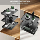 3 Tier Multi Function Stable Side Table Shelf Desk Edge Home Office Space Saving