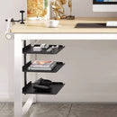 3 Tier Multi Function Stable Side Table Shelf Desk Edge Home Office Space Saving