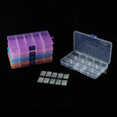 10pcs 15Compartments Plastic Box Case Bead Storage Organizer Jewelry Craft Box