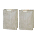 Storage Box Set 2PCS Large Capacity Clothing Storage Basket Bag for Household