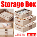 Home Foldable Under Bed Storage Box Clothes Shoes Bedding Dustproof Space Saving - 3XL
