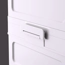 Foldable Storage Cabinet Space Saving Sturdy for Home Bedroom Living Room - 2 Tier