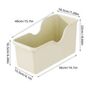 4PCS Wheeled Kitchen Storage Box Large Capacity for Pots Spice Bottles
