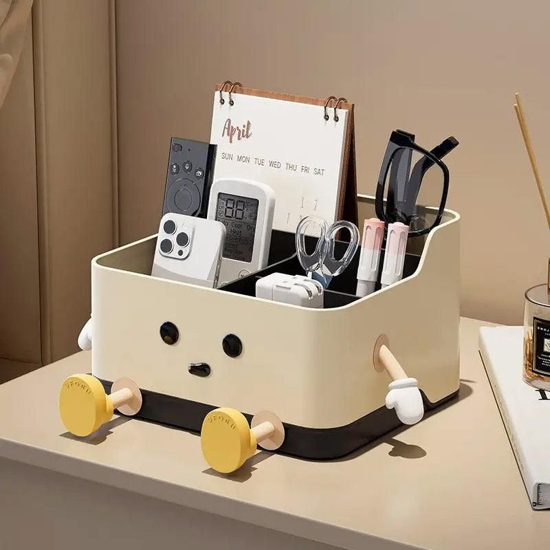 Desktop Organizer Storage Box Household Clutter Compartmentalized Container - Standing