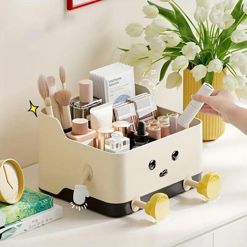 Desktop Organizer Storage Box Household Clutter Compartmentalized Container - Standing