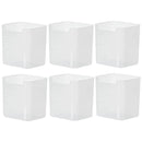 6-Piece Clear Fridge Storage Box Set