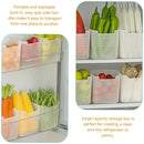 6-Piece Clear Fridge Storage Box Set