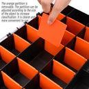 Clear Plastic Storage Box Multi Compartment Organizer for Small Parts Beads - BF-312