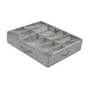 Foldable Shoe Storage Box with Lid Clear Under Bed Organizer Dustproof Visual