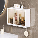Bathroom Wall Mounted Storage Box Transparent Cabinet Rack Organizer Toiletries
