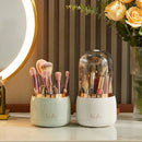 Luxury Cosmetic Brush Box Dustproof Makeup Storage Box for Lipstick Eyebrow Pen - Green