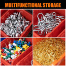 30PCS Wall Mounted Tool Storage Rack Bin Organiser Box for Garage Workshop Use