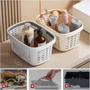Bathroom Storage Basket Handheld Bath Basket Toiletries Organizer Shower Caddy - Orange