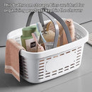 Bathroom Storage Basket Handheld Bath Basket Toiletries Organizer Shower Caddy - Orange