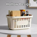 Bathroom Storage Basket Handheld Bath Basket Toiletries Organizer Shower Caddy - Orange