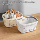 Bathroom Storage Basket Handheld Bath Basket Toiletries Organizer Shower Caddy - Orange