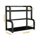 2 Tier Kitchen Spice Rack Storage Organizer Seasoning Stand Shelf Countertop
