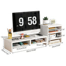 Home Office Computer Monitor Riser Stand Office Desk Storage Shelf Multi Layer