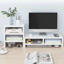 Home Office Computer Monitor Riser Stand Office Desk Storage Shelf Multi Layer