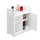 Bathroom Multi Layer Wall Mounted No Drill Skin Care Storage Rack Durable
