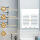 Bathroom Multi Layer Wall Mounted No Drill Skin Care Storage Rack Durable