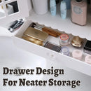 Bathroom Wall-Mounted Storage Cabinet with No-Drill Transparent Doors