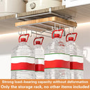 Cabinet Hanging Storage Rack Stainless Steel Silver Kitchen Organiser