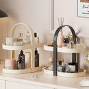 Cosmetics Organizer Desktop Storage Rack Makeup Skin Care Perfume Holder Box - White