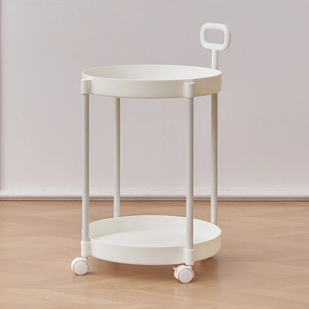 Cream Style Home Coffee Table Movable Creative Sofa Side Table Bedside Table