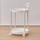 Cream Style Home Coffee Table Movable Creative Sofa Side Table Bedside Table