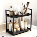 Multi-layer Cosmetic Storage Rack Desktop Organizer for Bathroom Dormitory Use - White