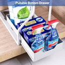 Under Sink Storage Rack Double Layer Organizer Shelf Kitchen Bathroom Cabinet - White