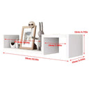 Living Room Bedroom Wall Mounted Storage Shelf Multi Layer Easy To Install