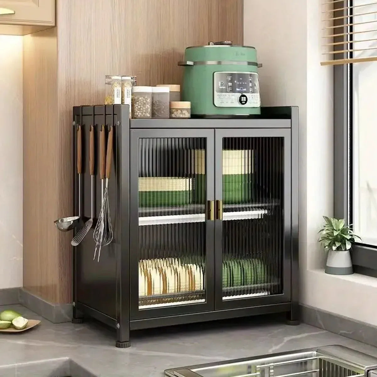 Multifunctional Kitchen Dish Storage Rack Large Capacity for Cutlery Holder