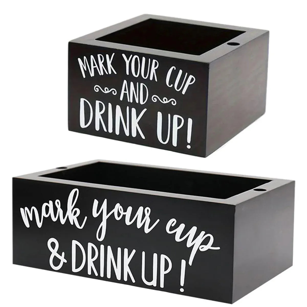 Disposable Paper Cup Storage Box Organizer Rack for Kitchen Cup Holder Storage - Rectangle