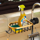 Adjustable Faucet Sink Shelf Drainage Rack Kitchen Storage Organizer for Home