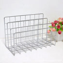 Three Layer Iron Office Document Organizer Rack Magazine Storage Shelf Bookshelf