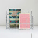 Three Layer Iron Office Document Organizer Rack Magazine Storage Shelf Bookshelf