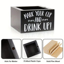 Disposable Paper Cup Storage Box Organizer Rack for Kitchen Cup Holder Storage - Square
