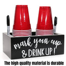 Disposable Paper Cup Storage Box Organizer Rack for Kitchen Cup Holder Storage - Square