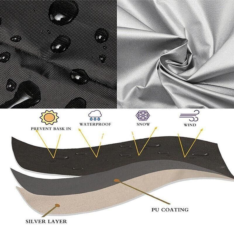 Waterproof Outdoor Storage Bag for Christmas Tree or Cushions Extra Large Size - 173*76*51CM