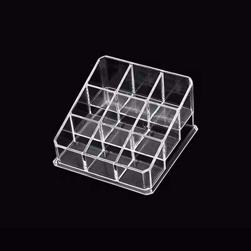 Desktop Transparent Storage Organizer Box Multi-Compartment Display Rack Holder - 16 grids