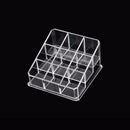 Desktop Transparent Storage Organizer Box Multi-Compartment Display Rack Holder - 16 grids