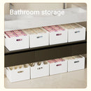 Portable Storage Box White M/L with Lid - L