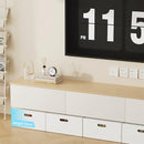 Portable Storage Box White M/L Without Lid for Home Use - M