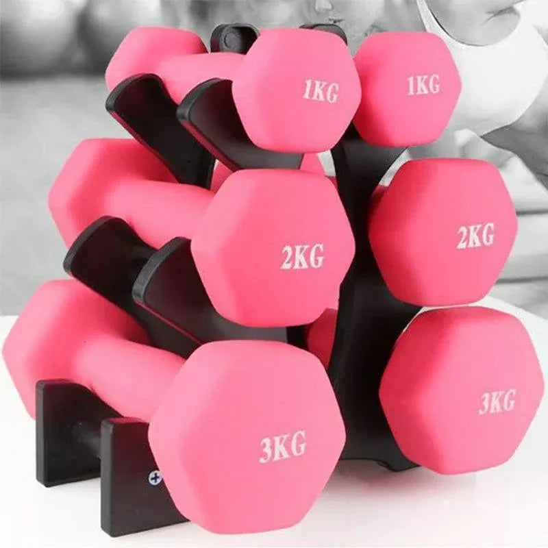 Dumbbell Storage Holder Gym Hand Weight Stand 3-Tier Tree Rack Weights Organizer