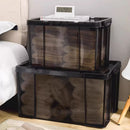 Plastic Storage Box 25L 50L Stackable Clear Front Clothes Organiser With Lid - 43x29x24.5cm