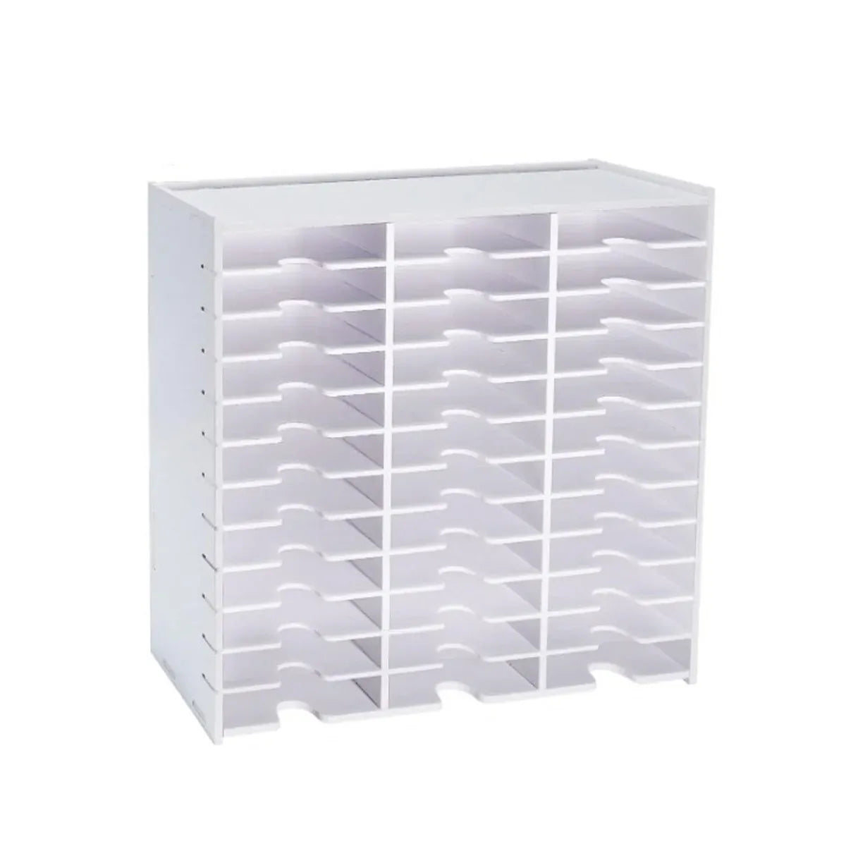 36 Compartment Storage Rack Desktop Organiser CD Stamp Ink Pad 33 x 8.4 x 33cm